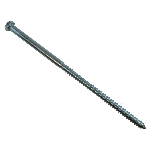 Tire-fond plaqué zinc à tête hexagonale, 1/2 po x 12 po