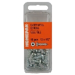 Paquet de 10 vis en acier inoxydable à tête cylindrique creuse, no 12 x 1/2 po