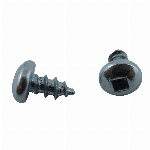 Paquet de 100 vis plaquées zinc à tête cylindrique creuse, no 10 x 3/8 po