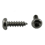 Paquet de 100 vis en acier inoxydable à tête cylindrique creuse, no 6 x 1/2 po