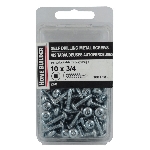 Paquet de 100 vis autotaraudeuses à tête cylindrique creuse, no 10 x 3/4 po