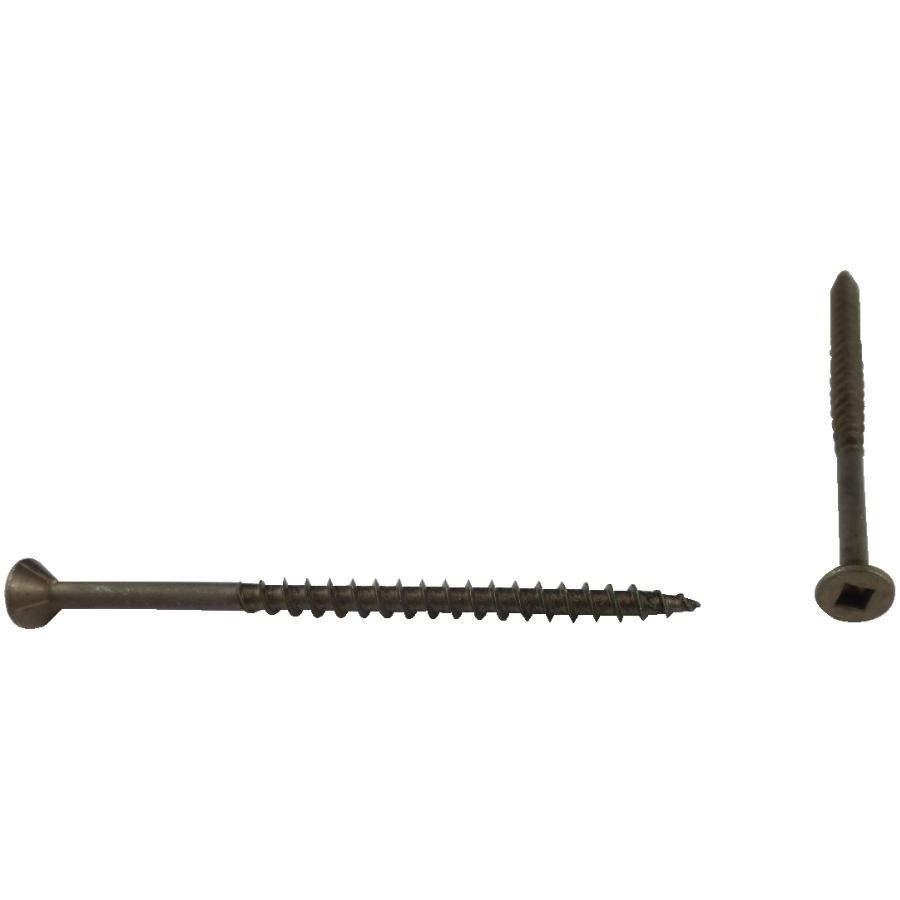 Paquet de 100 vis à plancher nu no 8 x 3-1/2 po