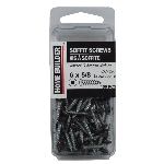 Paquet de 100 vis à soffite à tête cylindrique, no 6 x 5/8 po, brun