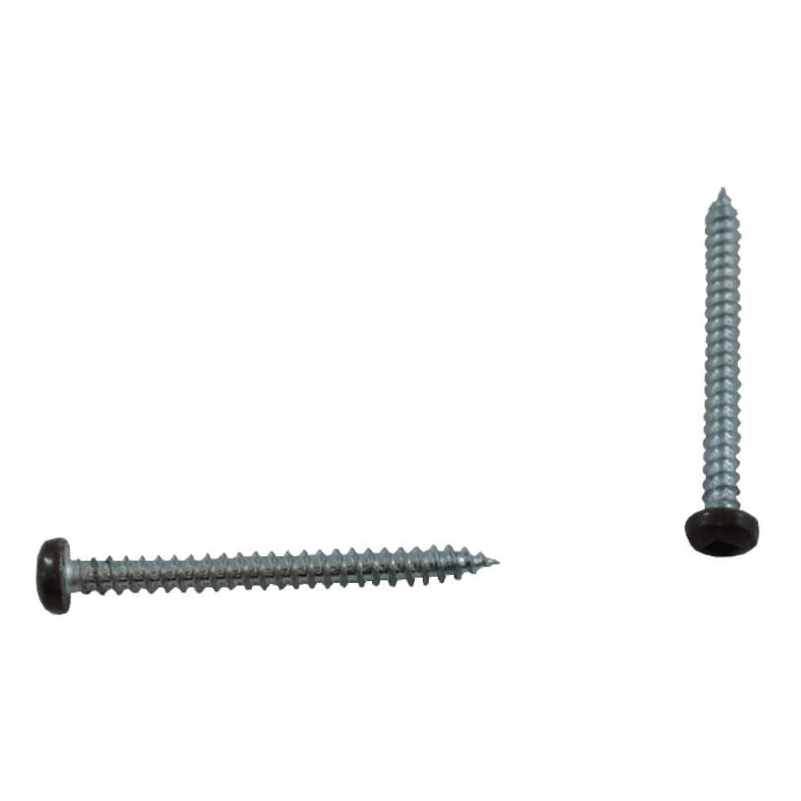 Paquet de 100 vis à soffite à tête cylindrique, no 6 x 1-1/2 po, brun