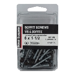 Paquet de 100 vis à soffite à tête cylindrique, no 6 x 1-1/2 po, brun