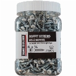 Paquet de 800 vis à soffite à tête cylindrique, no 6 x 5/8 po, blanc