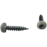 Paquet de 100 vis à soffite à tête cylindrique no 8 x 5/8 po, blanc