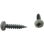 Paquet de 100 vis à soffite à tête cylindrique no 8 x 1-1/2 po, blanc
