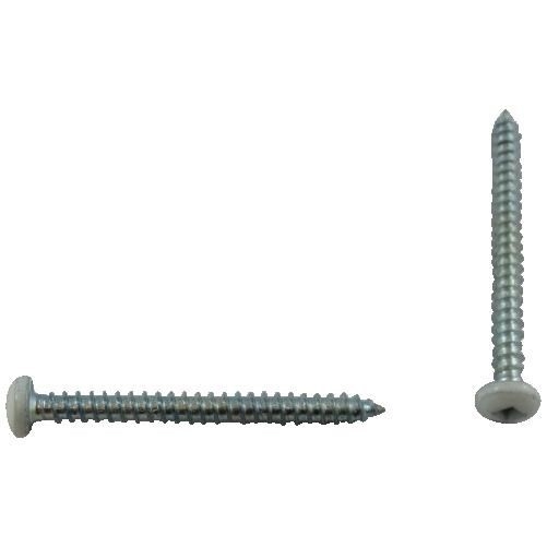 Paquet de 10 vis à soffite à tête cylindrique no 8 x 1-1/2 po, blanc