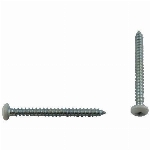 Paquet de 10 vis à soffite à tête cylindrique no 8 x 1-1/2 po, blanc