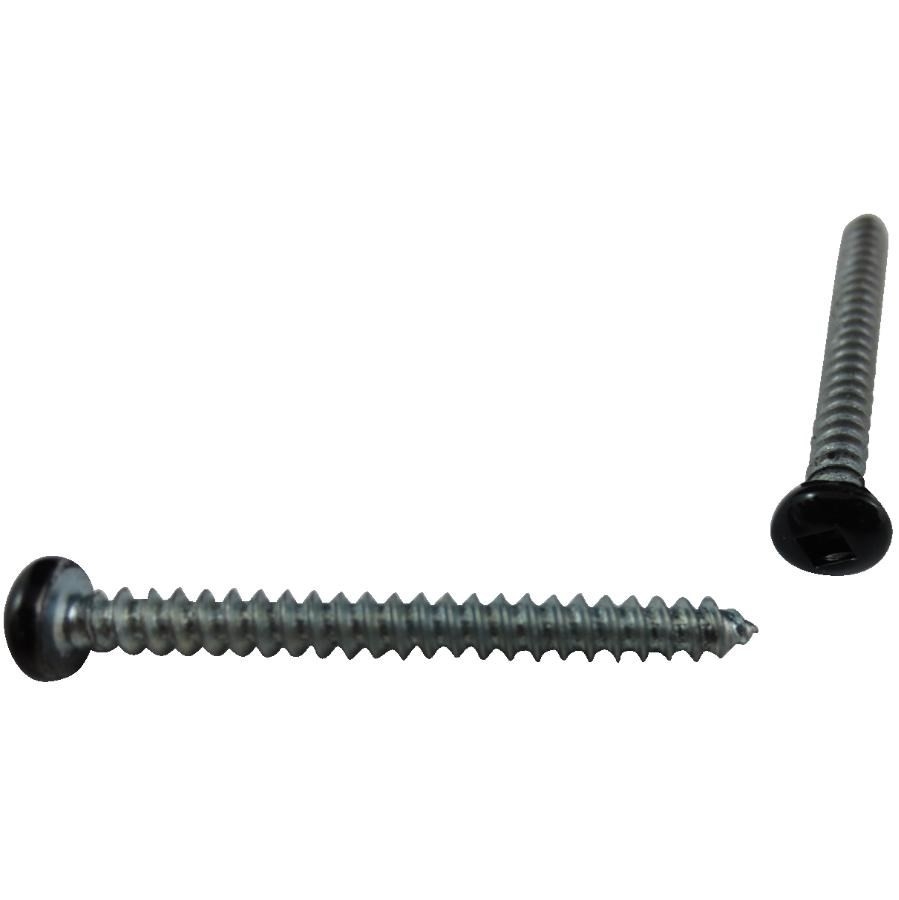 Paquet de 10 vis à soffite à tête cylindrique no 8 x 1-1/4 po, noir