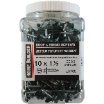 Paquet de 500 vis à toiture, no 10 x 1-1/2 po, vert