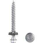 Paquet de 400 vis à toiture, no 10 x 2 po, argent