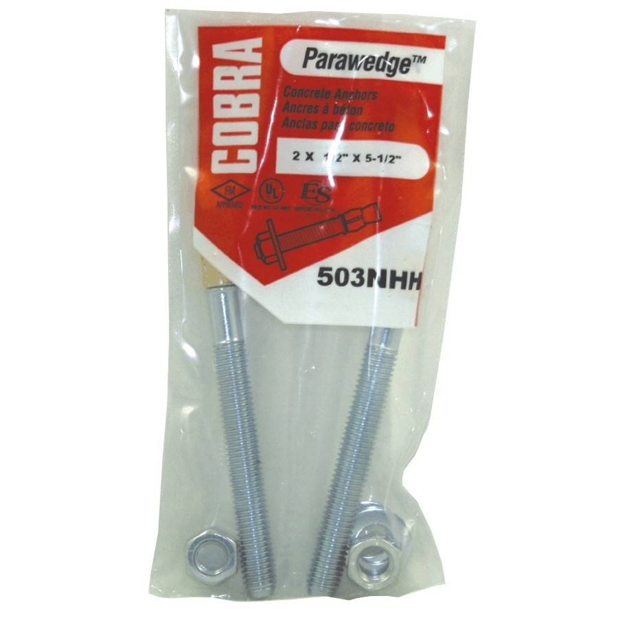 HOME BUILDER Paquet de 2 ancrages à bascule ailés plaqués zinc, 1/4 x 3 po | Home Hardware