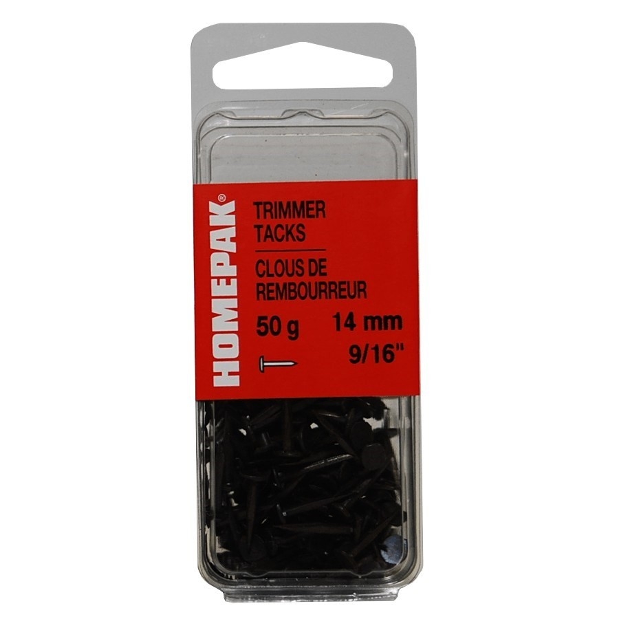 Broquettes de finition bleuies de 14 mm, 1,75 once