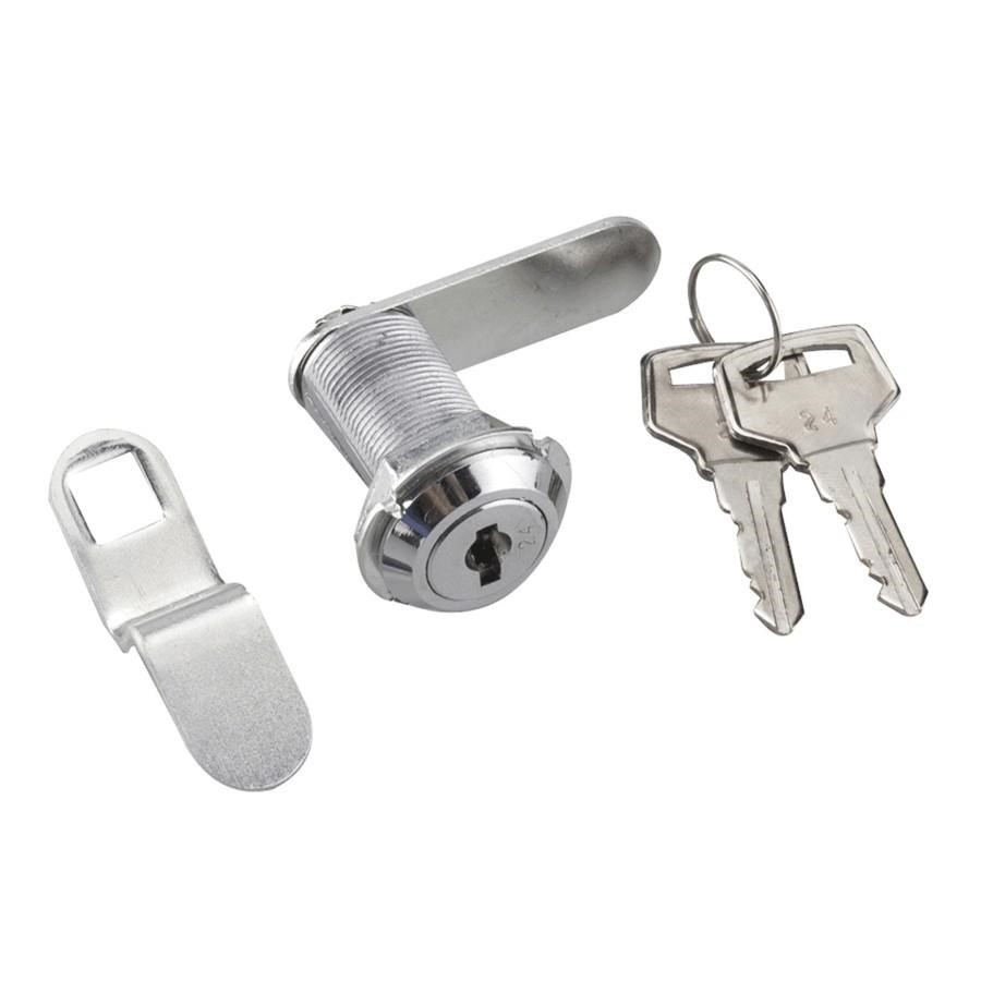 Serrure utilitaire de luxe de 1-1/8 po pour tiroir, chrome