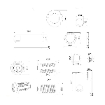 Serrure utilitaire de luxe de 1-1/8 po pour tiroir, chrome