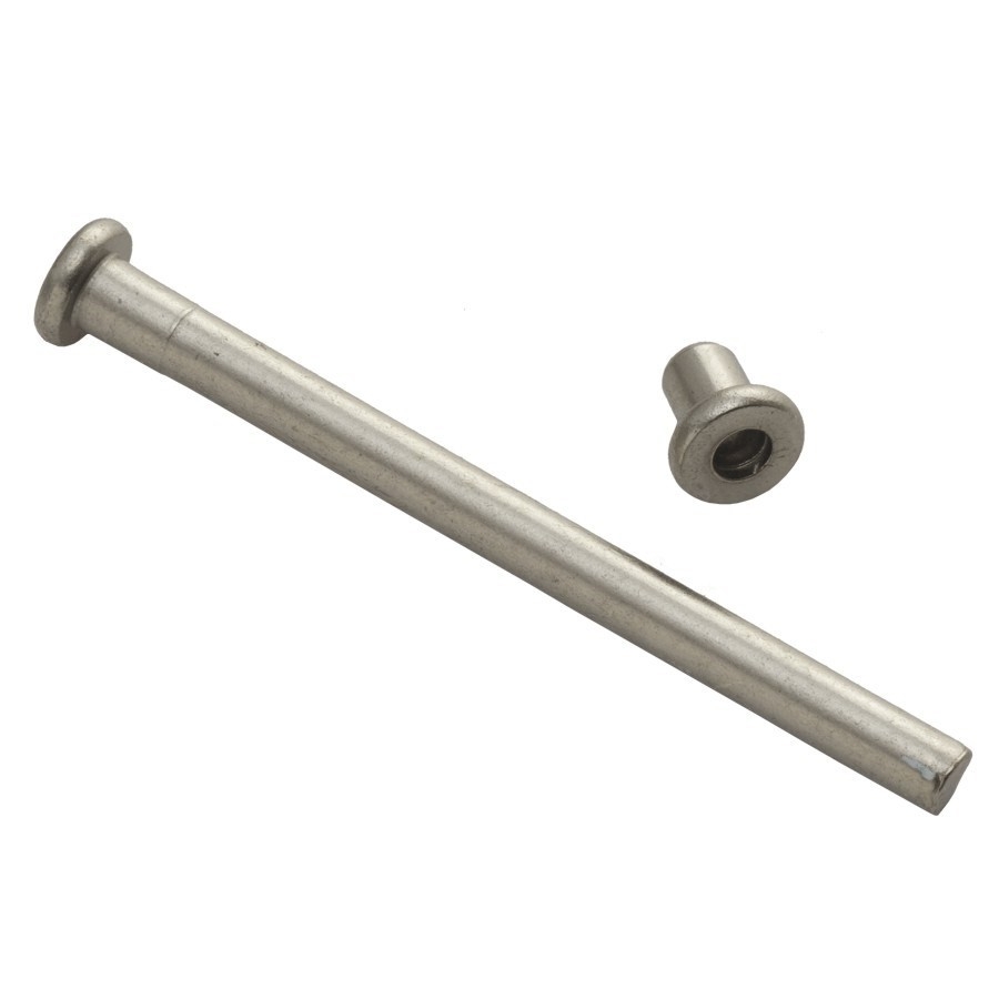 Tige de 3-1/2 po pour charnière de porte, nickel satiné