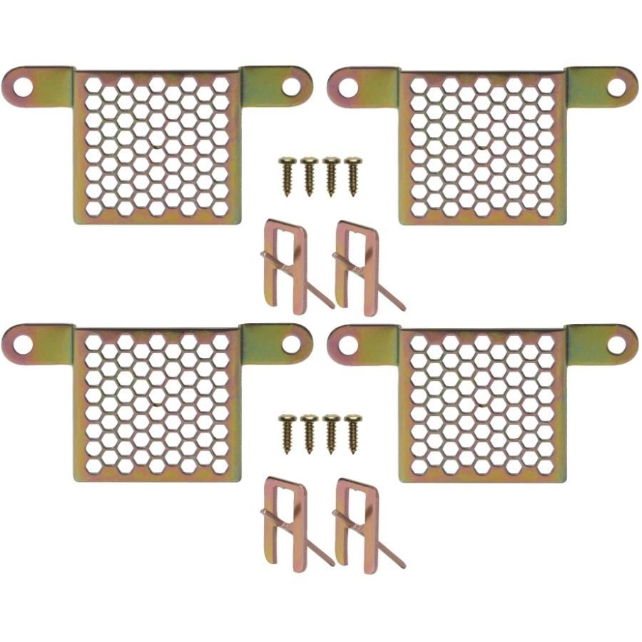 Paquet de 4 crochets originaux alvéolés pour tableau