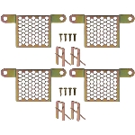 Paquet de 4 crochets originaux alvéolés pour tableau