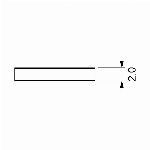 Paquet de 36 coussinets adhésifs Stic-Mount de 1 po x 1/2 po