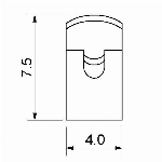 Paquet de 10 crochets en laiton pour tableau, capacité de 5lb