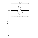 Paquet de 6 crochets adhésifs en tissu pour tableau, capacité de 1-1/2 lb