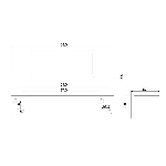 Guide-tige de serrure fermée en zinc