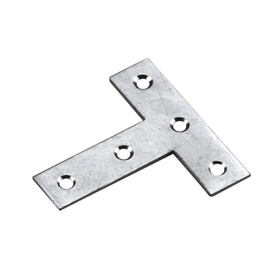 Plaque en T de 2-1/2 po x 5/8 po, zinc