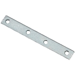 Plaque de renfort de 6 po x 3/4 po en zinc