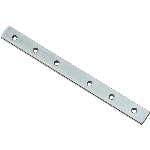 Plaque de renfort de 12 po x 1-1/8 po en zinc