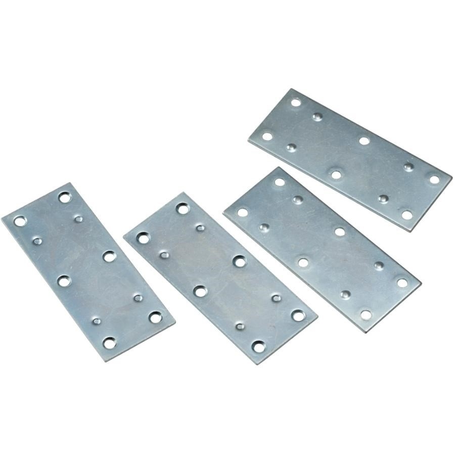 Paquet de 4 plaques de renfort de 3-1/2 po en zinc