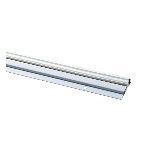 Ensemble de coupe-froid aimanté en aluminium pour porte, blanc