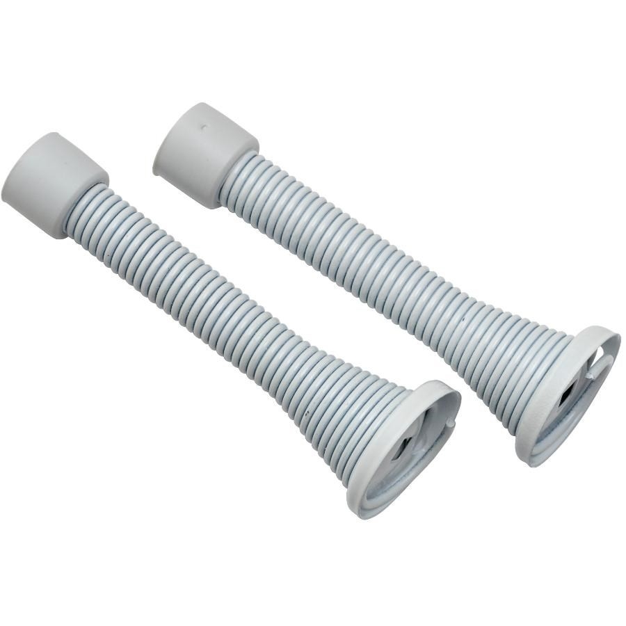 Paquet de 2 butoirs de porte flexibles de 3 po, blanc