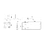 Moraillon de sûreté pivotant de 3-1/4 po en zinc