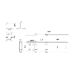 Moraillon de sûreté double de 3-1/4 po en zinc