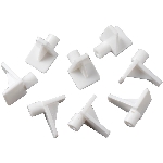 Paquet de 8 supports de 5 mm en plastique pour tablette, blanc