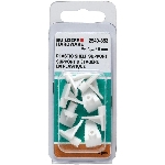 Paquet de 8 supports de 5 mm en plastique pour tablette, blanc