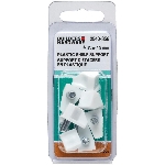 Paquet de 8 supports de 5 mm en plastique pour tablette, blanc