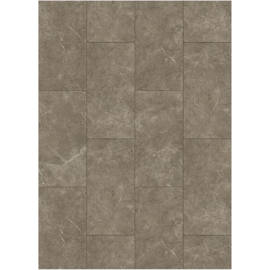 Carreaux de plancher Click en vinyle Stonecraft WPC, imitation de pierre Cobblestone, 12 po x 24 po, 19,37 pi2