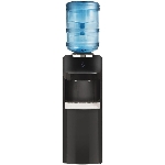 Distributeur d'eau à chargement par le haut à 2 réglages de température, noir