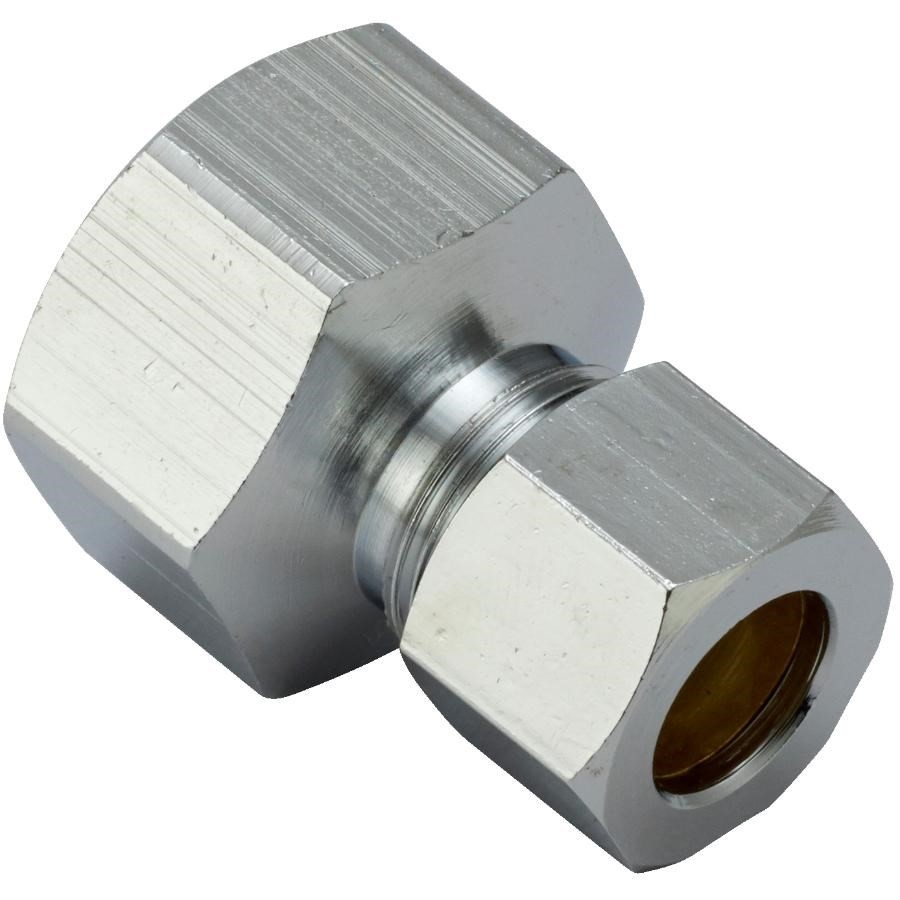 Raccord à compression femelle de 1/2 po IPS x 3/8 po de diamètre extérieur en laiton