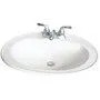 Lavabo blanc Claremount de 23 po x 19 po x 9 po