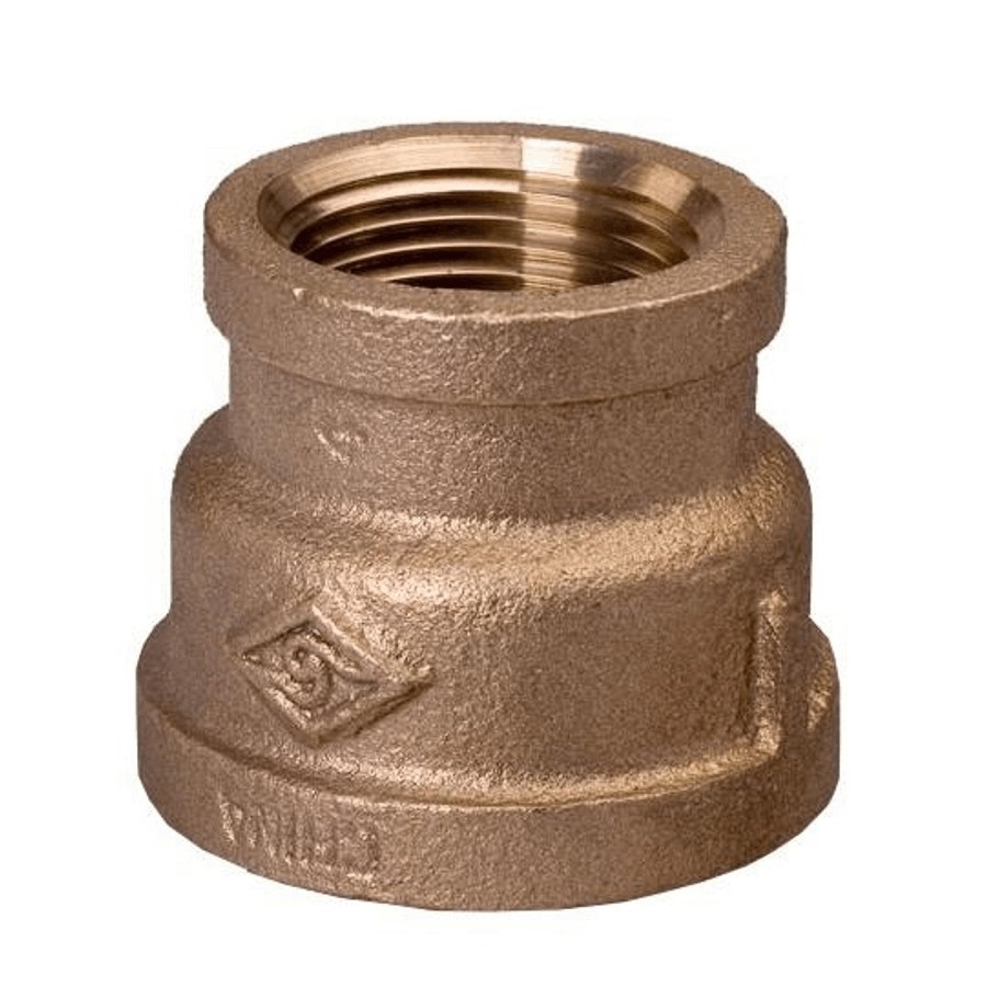 Raccord de réduction en bronze de 1/2 po x 3/8 po