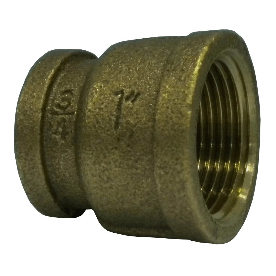 Raccord de réduction en bronze de 1 po x 3/4 po