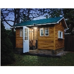 Luminaire solaire à 10 lumières à DEL pour remise, gris