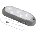 Luminaire solaire à 10 lumières à DEL pour remise, gris