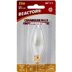 Ampoule B8 de 15 W à culot candélabre pour chandelier, transparent