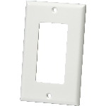 Paquet de 10 plaques murales Decora pour 1 dispositif, blanc