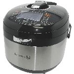 Autocuiseur multifonctions de 5 litres, acier inoxydable et noir